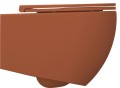 INFINITY miska WC wisząca, Rimless, 36,5x53cm, terracotta 10NF02004-2U