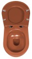 INFINITY miska WC wisząca, Rimless, 36,5x53cm, terracotta 10NF02004-2U