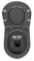 INFINITY miska WC wisząca, Rimless, 36,5x53cm, antracyt 10NF02004-2C