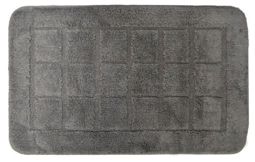 Ridder DELHI dywanik łazienkowy 50x80cm antypoślizgowa, 100% polyester, ciemnoszary 1712300.jpg