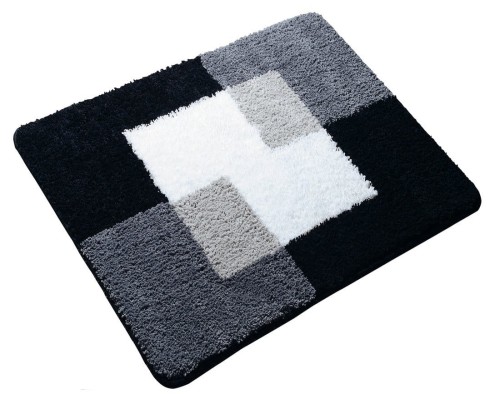 Ridder COINS dywanik łazienkowy 55x50cm z antypoślizgiem, polyester, szary 7103807 .jpg