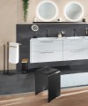 Ridder TRENDY taboret łazienkowy 40x48x27, 5cm, czarny mat A211110.jpg