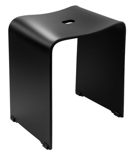 Ridder TRENDY taboret łazienkowy 40x48x27, 5cm, czarny mat A211110.jpg