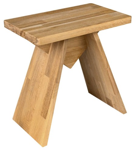 Sapho ASTYLE taboret 40x41x25cm, lite drewno dąb naturalny AS410.jpg