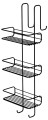 Gedy CHROM LINE druciana półka prysznicowa 240x680x220mm, czarny mat 248614.jpg