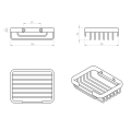 Gedy 2411 mydelniczka ażurowa SMART 125x35x100 mm, mała.png