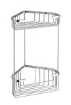 Gedy Hotel 2482 SMART podwójna półka narożna 200x325x151mm