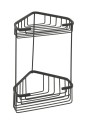 Gedy SMART podwójna półka narożna 200x325x151mm, czarny 2482-14.jpg