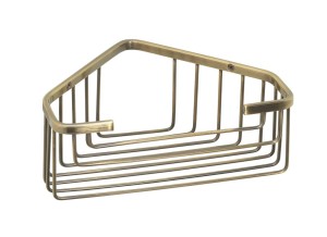 Gedy SMART Hotel półka narożna do kabiny prysznicowej, 200x80x151mm, brąz 2483-44