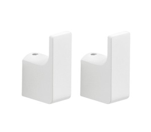 Gedy PI2702 Pirenei wieszak punktowy( 2 szt.) biały mat 