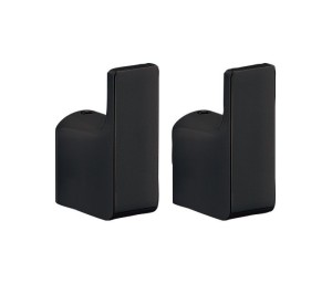 *Gedy PI2714 Pirenei wieszak punktowy( 2 szt.) czarny mat 