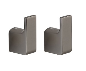 GEDY PIRENEI haczyki na ręcznik 2szt kolor gun metal PI2781