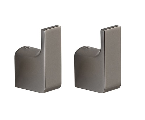 GEDY PIRENEI haczyki na ręcznik 2szt kolor gun metal PI2781.jpg