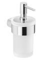 Gedy PI8113 Pirenei dozownik mydła 110 ml, szkło mleczne, chrom.jpg