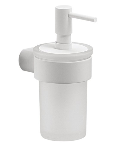 Gedy PI8102 Pirenei dozownik mydła 110 ml, szkło mleczne, biały mat.jpg