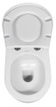 INFINITY miska WC wisząca, Rimless, 36,5x53cm, biały mat, 10NF02004-2L