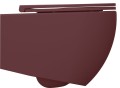 INFINITY miska WC wisząca, Rimless, 36,5x53cm, maroon red mat 10NF02004-2R