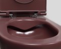 INFINITY miska WC wisząca, Rimless, 36,5x53cm, maroon red mat 10NF02004-2R
