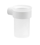 Gedy PI1014 Pirenei kubek  szkło mleczne, biały mat PI1002