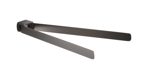 Gedy PI2381 PIRENEI obrotowy wieszak na ręczniki podwójny 350mm, gun metal .jpg