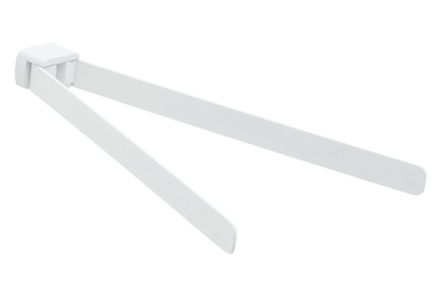 Gedy PI2302 PIRENE obrotowy wieszak na ręczniki podwójny 350mm, biały mat .jpg