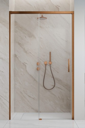 Radaway Idea DWJ Brushed Copper drzwi prysznicowe