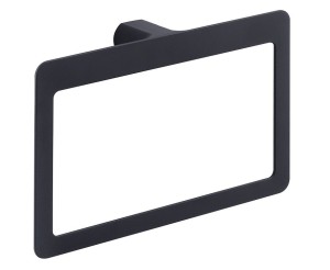 Gedy PI7014 Pirenei wieszak ring czarny mat