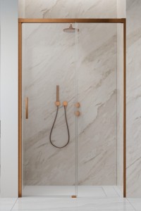 Radaway Idea DWJ Brushed Copper drzwi prysznicowe 100cm prawe 387014-93-01R