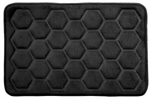 Duschy 70-118	Dywanik łazienkowy ROCK 60x40cm czarny