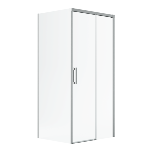 Radaway Idea KDJ Brushed Nickel drzwi 120cm prawe + ścianka S1, szkło przejrzyste