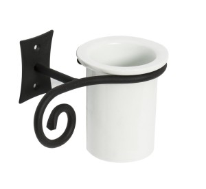 Metaform REBECCA kubek, ceramika, czarny mat CC004