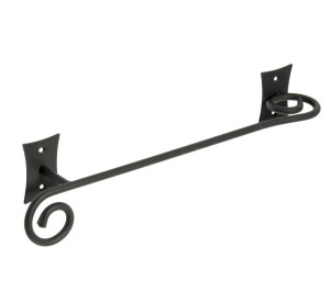 Metaform REBECCA wieszak na ręczniki 300mm, czarny CC320