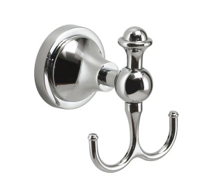 *GEDY NEVIS wieszak podwójny, chrom NV2613