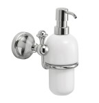 GEDY NEVIS dozownik mydła, ceramika, chrom NV8013