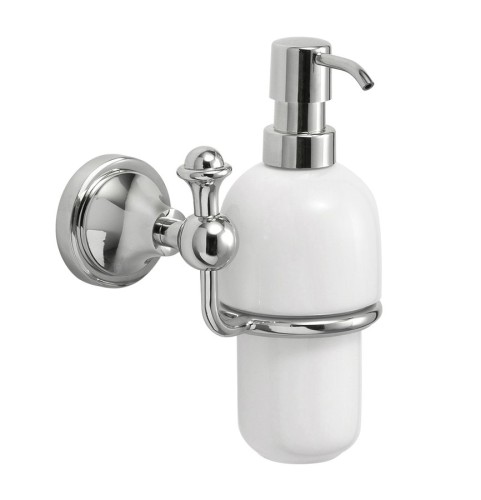 GEDY NEVIS dozownik mydła, ceramika, chrom NV8013