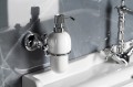 GEDY NEVIS dozownik mydła, ceramika, chrom NV8013