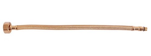 AQUALINE Wąż przyłączeniowy nierdzewny M10x3/8", 35cm, złoty 33415.jpg