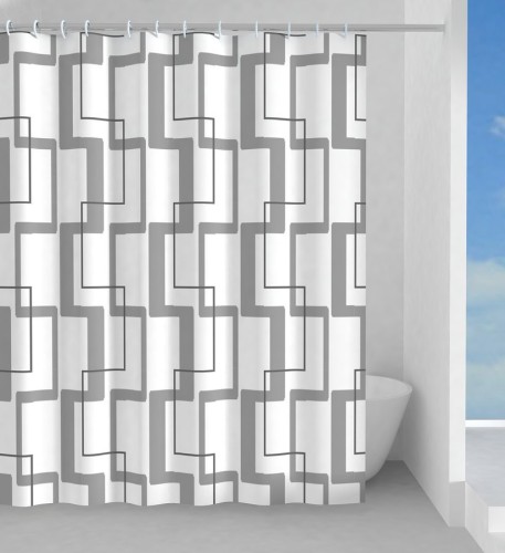 1308 TECNO zasłonka prysznicowa 180x200cm, polyester Gedy