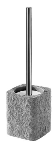 GEDY ARIES szczotka do WC do postawienia, szara AR3308