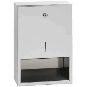 Bemeta Pojemnik na ręczniki papierowe, stal nierdzewna mat 101003255