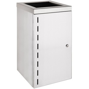 Bemeta Kosz na śmieci w zabudowie stal nierdzewna, mat 101015355