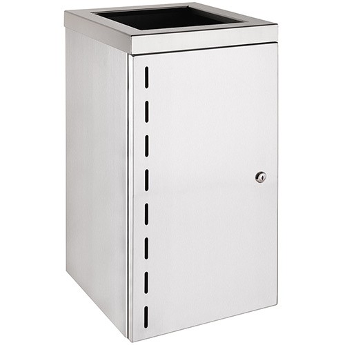 Bemeta Kosz na śmieci w zabudowie stal nierdzewna, mat 101015355