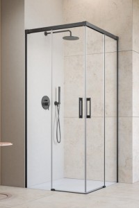 Radaway Idea Brushed GunMetal KDD L90x P80 kabina prysznicowa 387060-92-01L + 387061-92-01R 