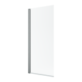 Radaway NES PNJ BRUSHED NICKEL parawan nawannowy jednoczęściowy uchylny lewy