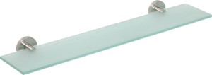 SAPHO XS601 X-STEEL połka szklana 600mm, stal nierdzewna mat