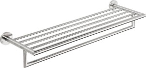 SAPHO XS406 X-STEEL półka na ręczniki z relongiem, stal nierdzewna mat