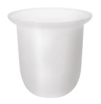 SAPHO NDX310 Zbiornik wc szczotkę X-ROUND/X-SQUARE/X-STEEL/INSIA/LARISSA, szkło mleczne