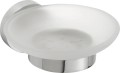 X-ROUND mydelniczka, szkło mleczne, chrom