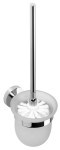 SAPHO XR303 X-ROUND wisząca szczotka do WC, szkło mleczne, chrom