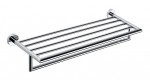 SAPHO XR419 X-ROUND półka na ręczniki z relingiem 600mm, chrom